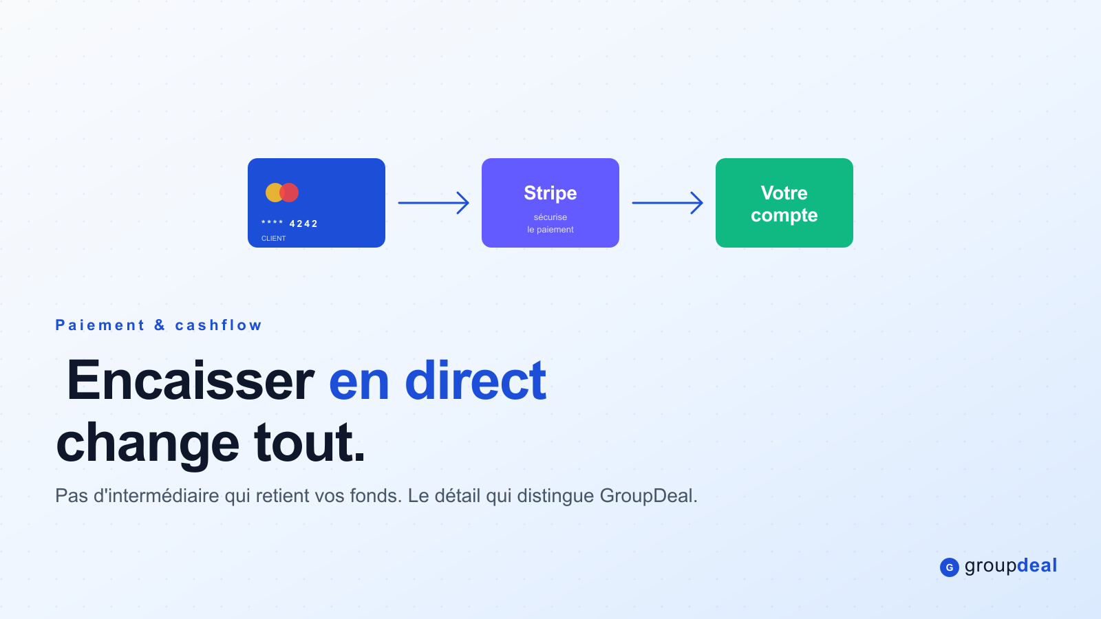 Encaisser en direct sur votre compte : le détail qui change tout